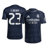 F.MENDY #23 Authentic Real Madrid Away Soccer Jersey 2025/26 Navy